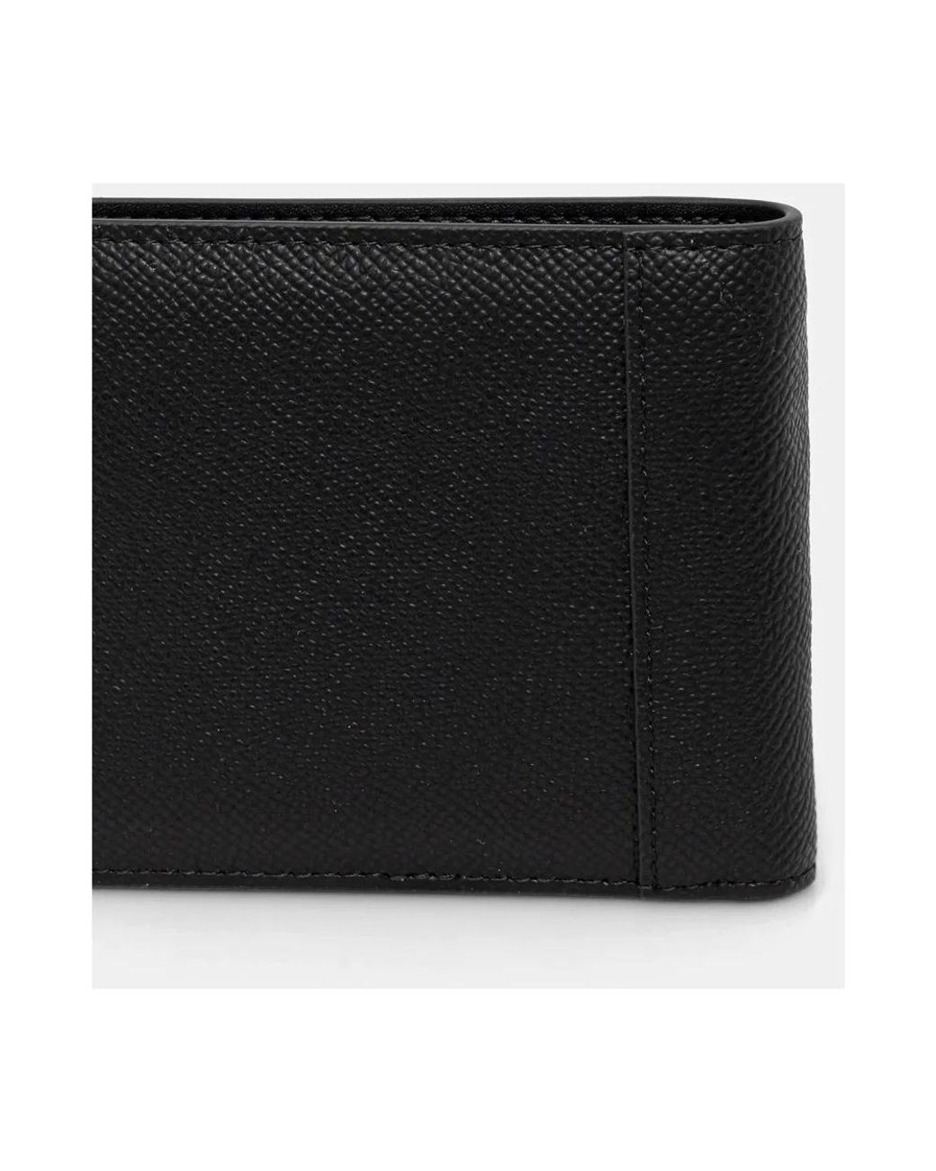 Karl Lagerfeld K/Monogram Leder Geldbörse in Black für Herren