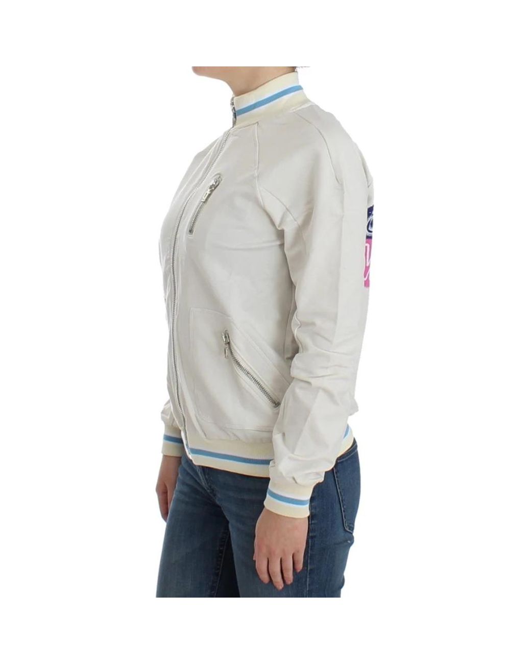 John Galliano White Zip-Throughs