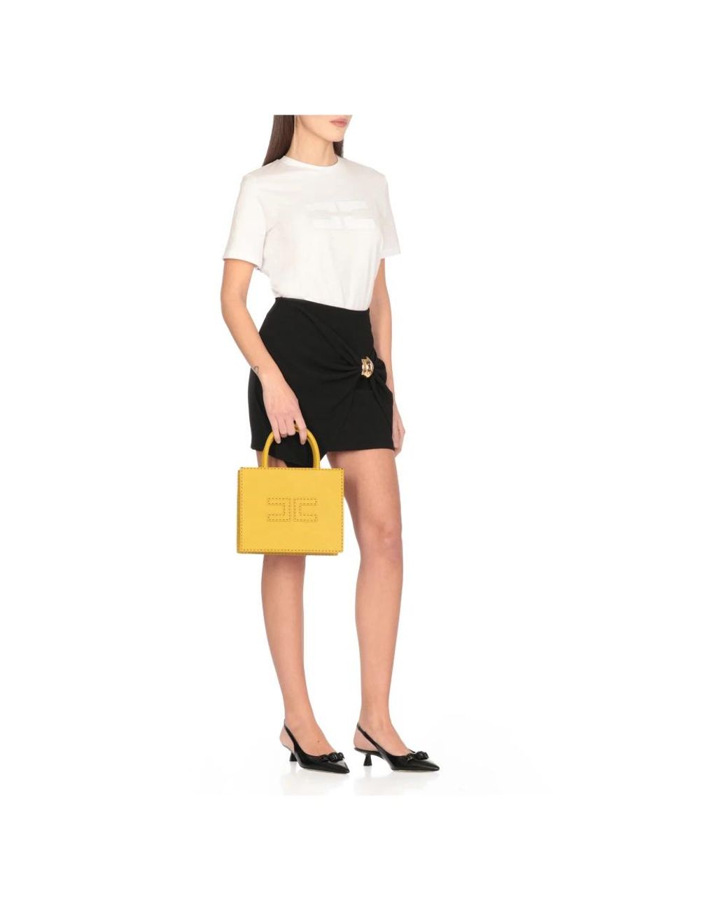 Elisabetta Franchi White T-Shirts