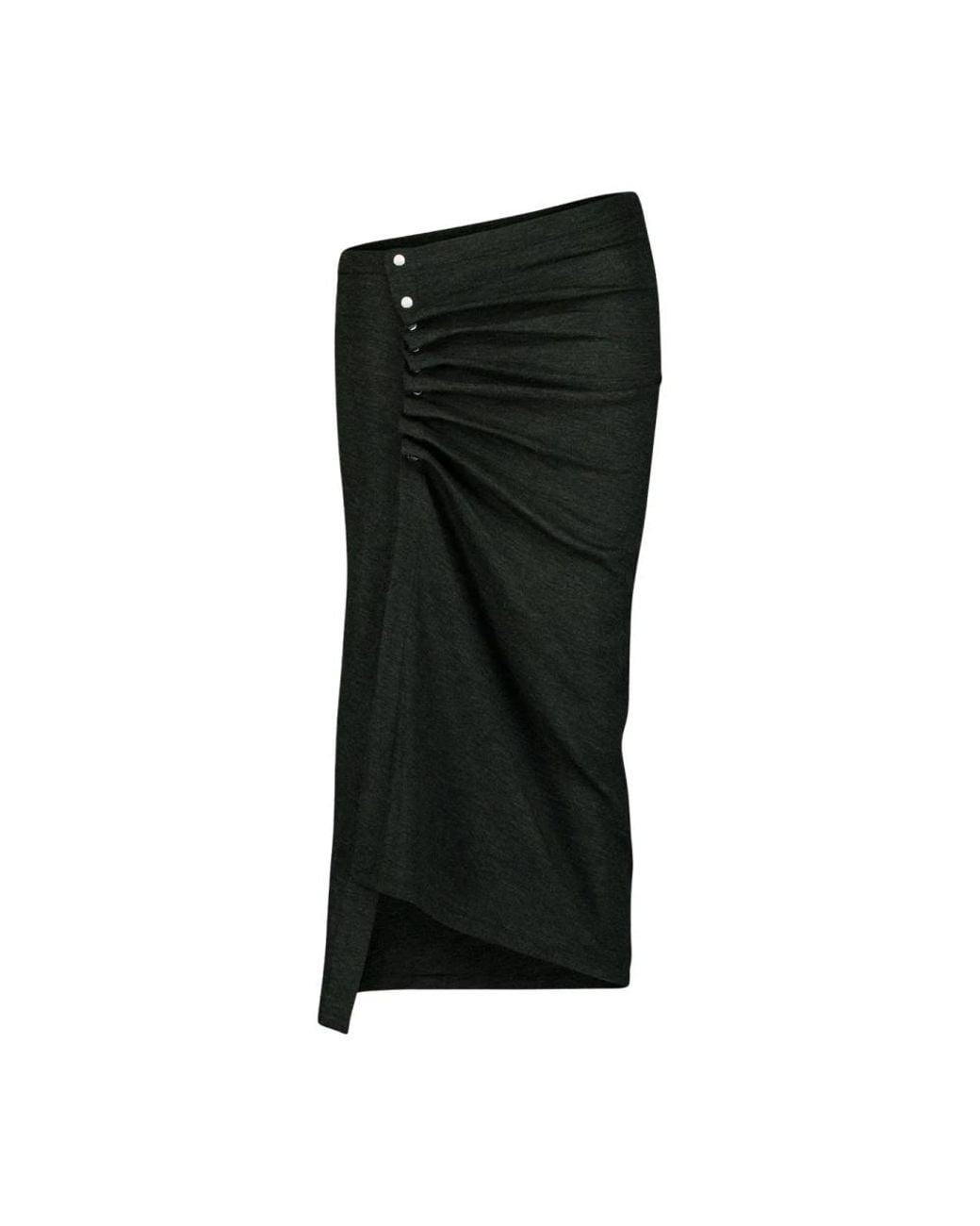 Rabanne Black Midi Skirts