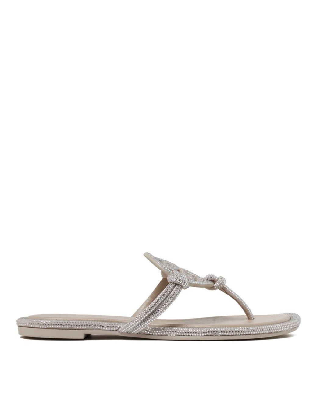 Tory Burch Natural Flip Flops