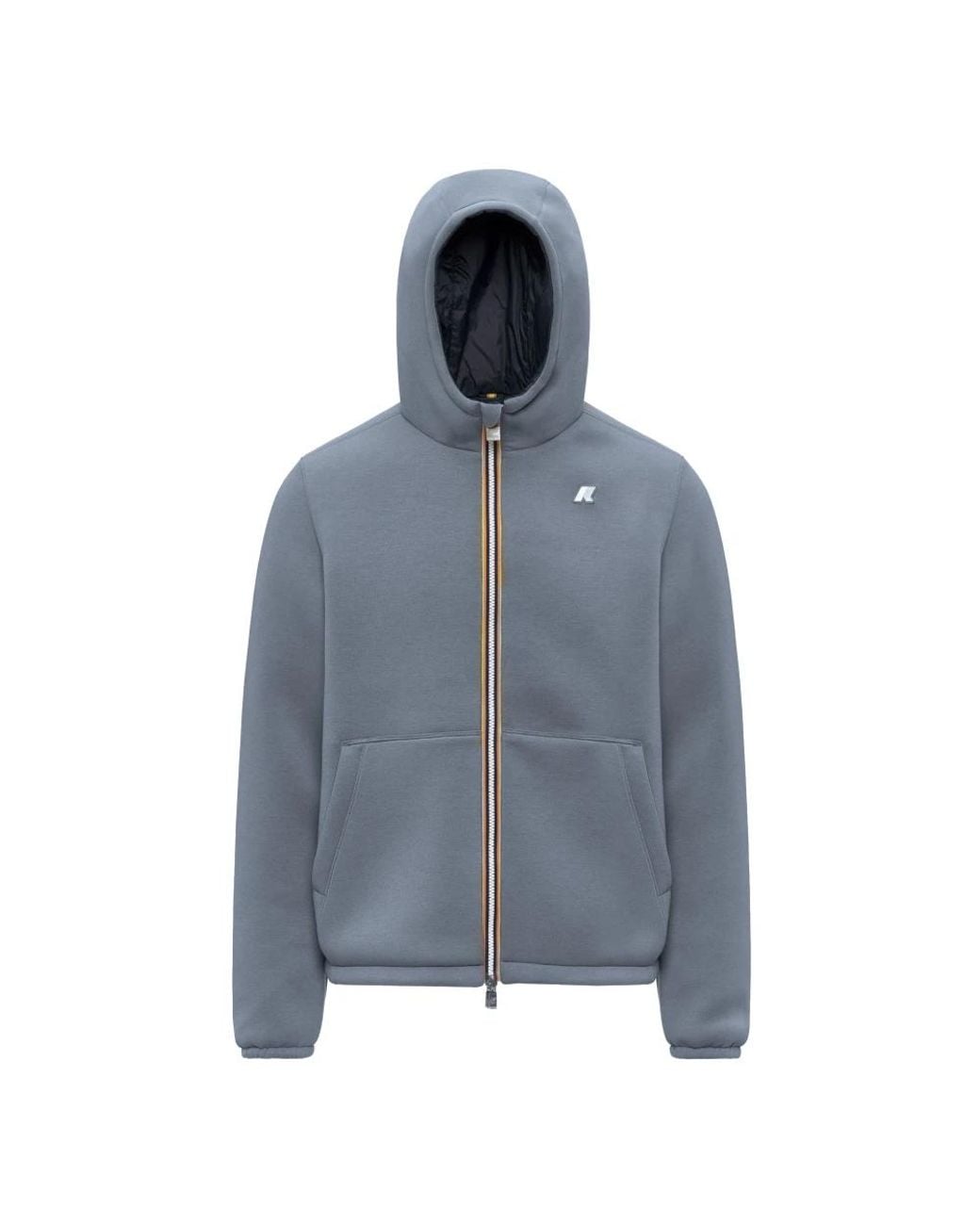K-Way Blue Zip-Throughs for men
