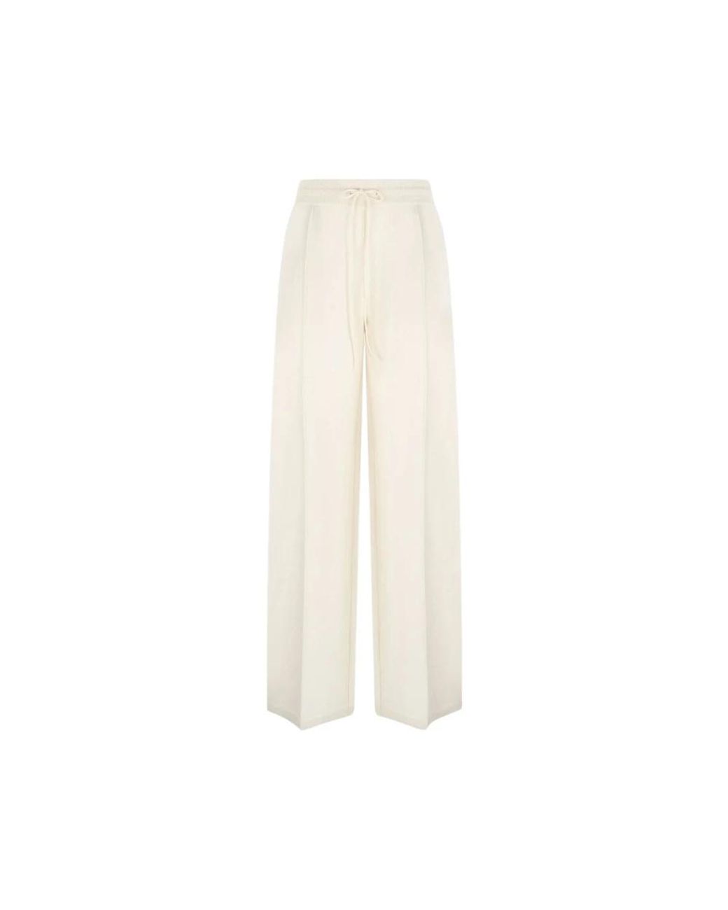 Roberto Cavalli White Wide Trousers