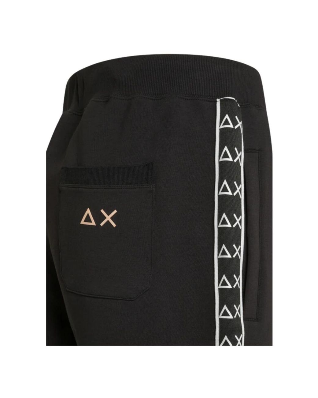 Sun 68 Black Sweatpants for men