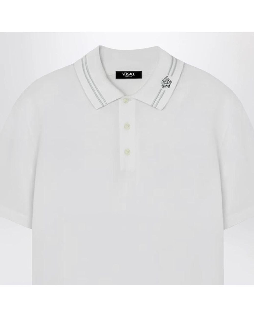 Polo Shirts Versace de hombre de color White