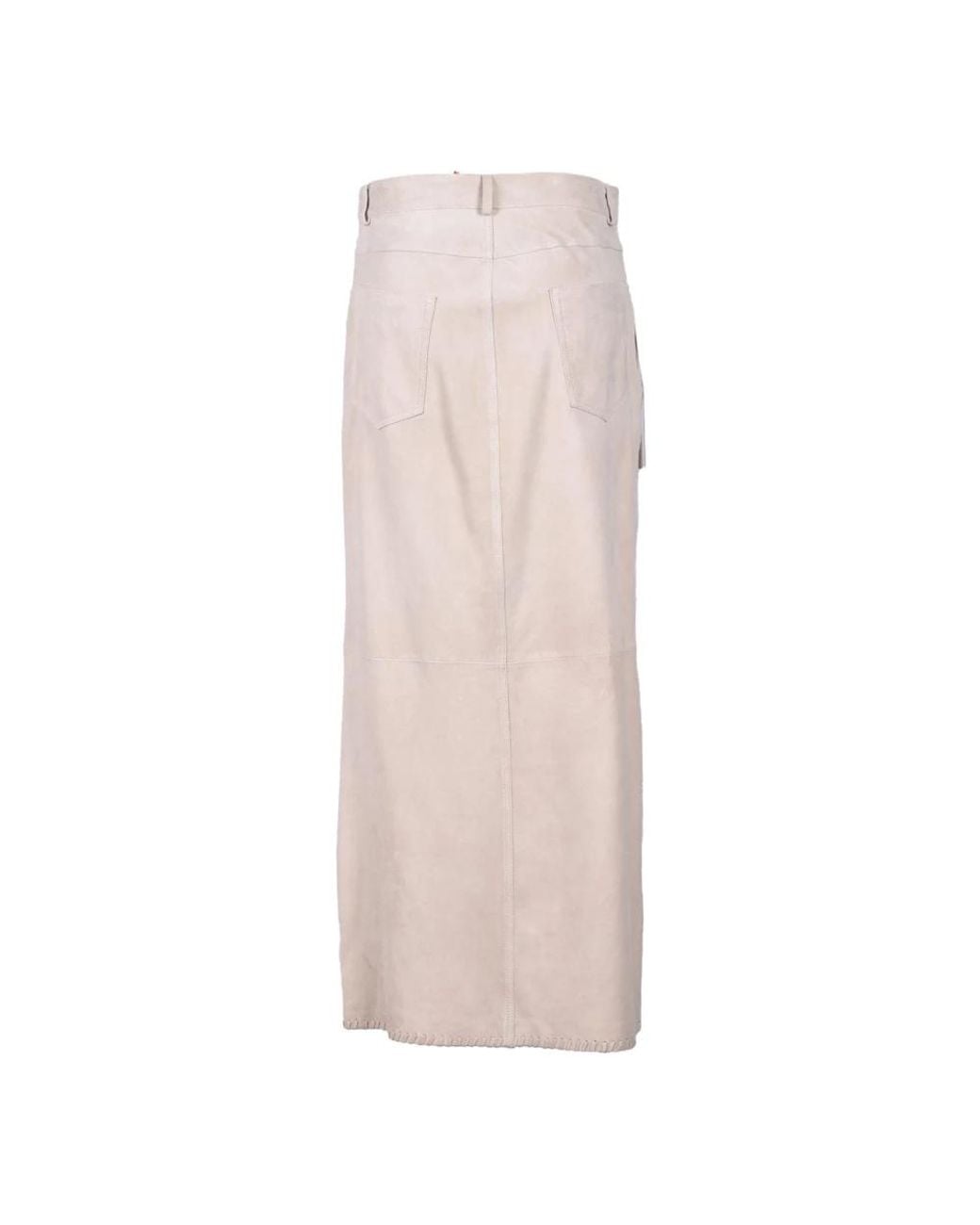 Wild Cashmere Natural Midi Skirts