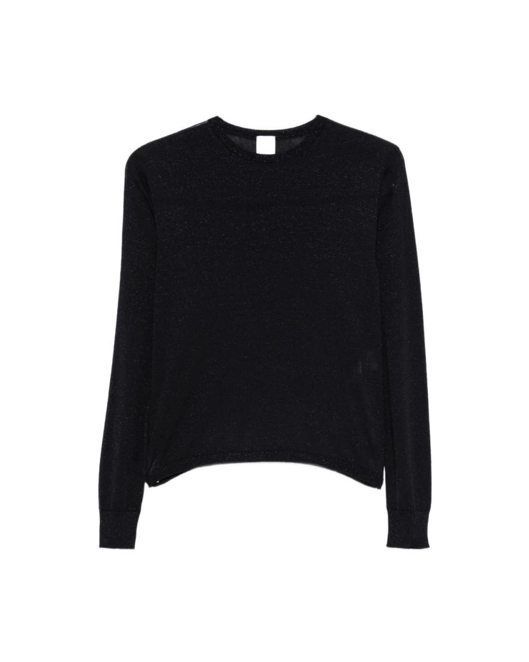 Eleventy Black Round-Neck Knitwear