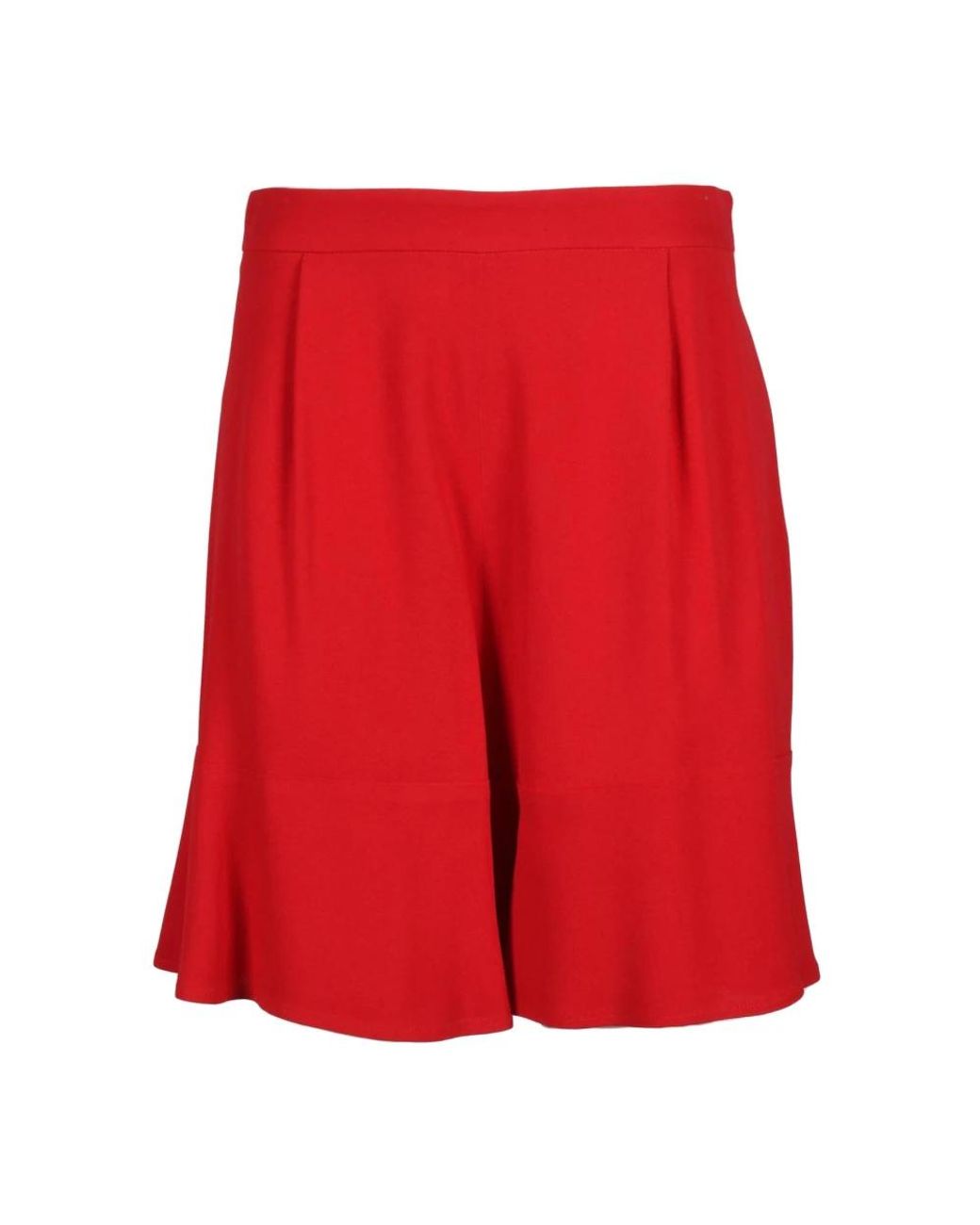 L'Autre Chose Red Casual Shorts