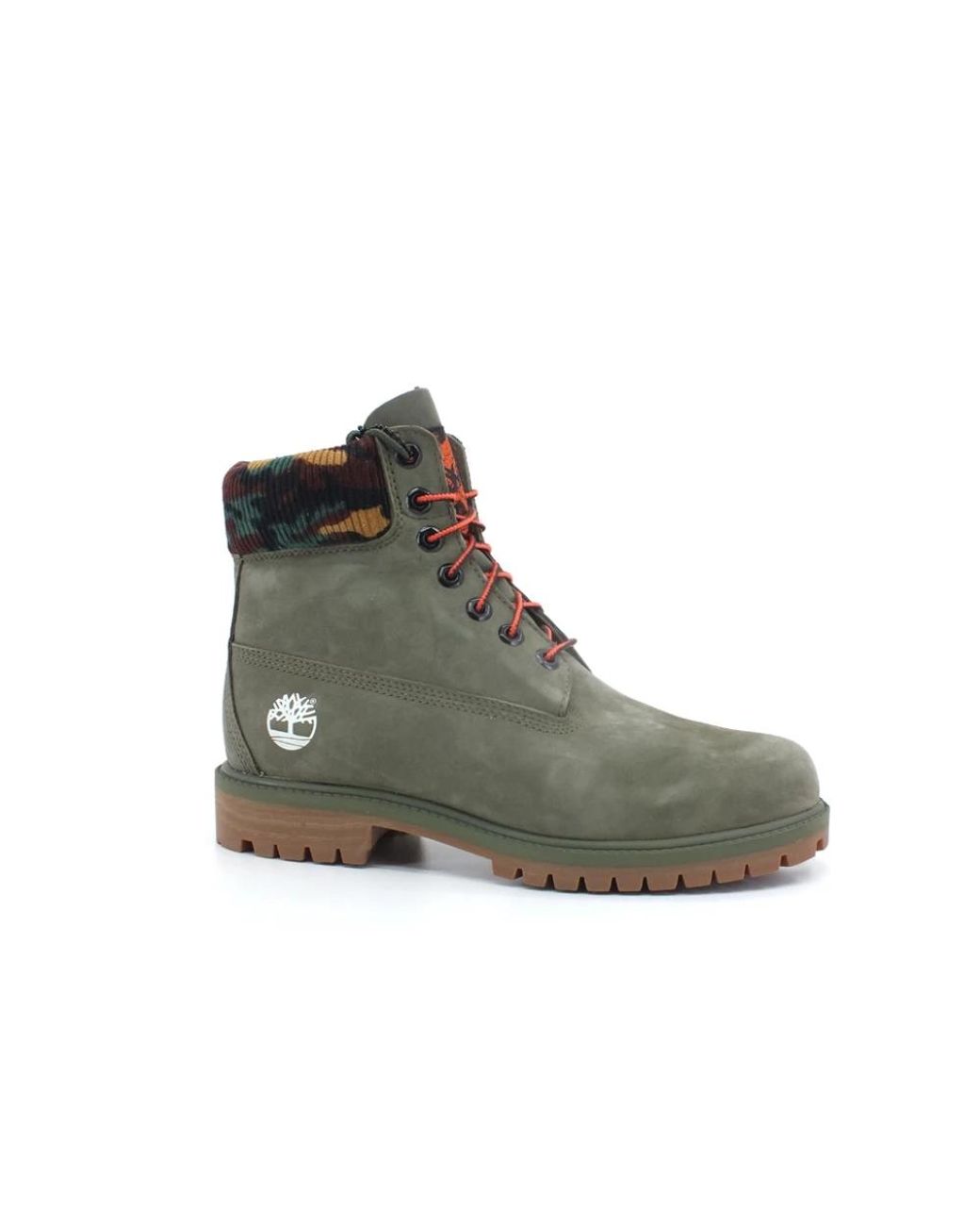 Timberland Green Lace-Up Boots for men