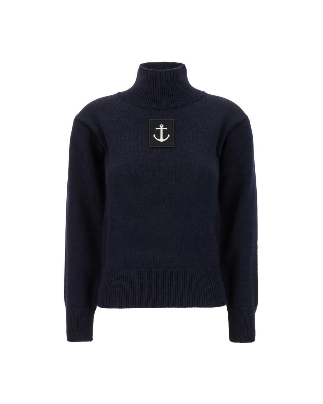 Jil Sander Blue Turtlenecks