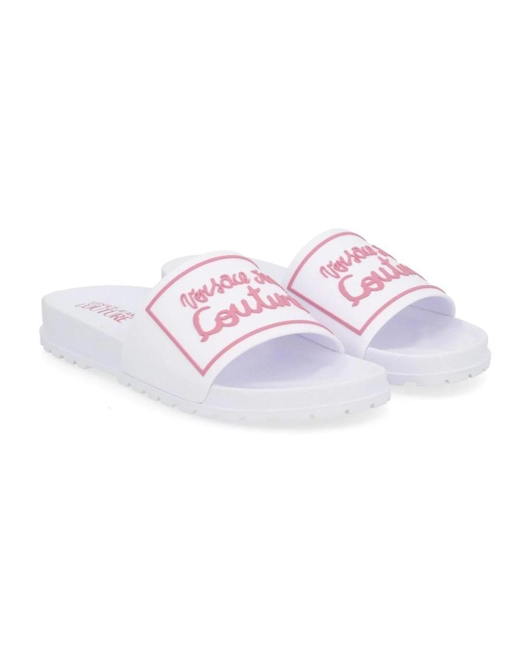 Versace Jeans Couture Pink Sliders