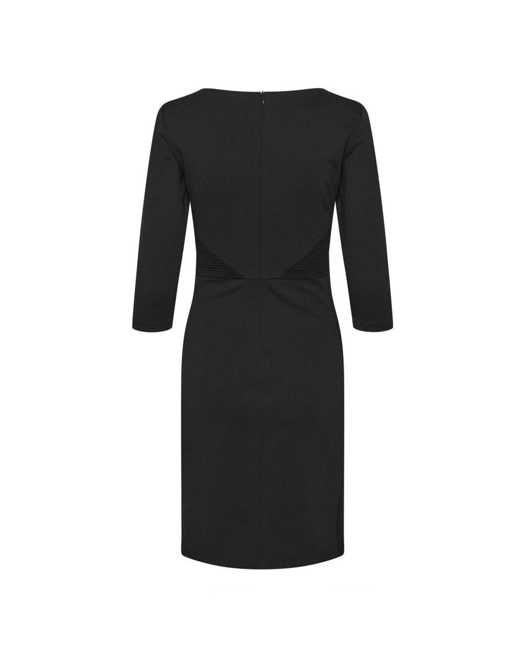 Short Dresses Kaffe de color Black