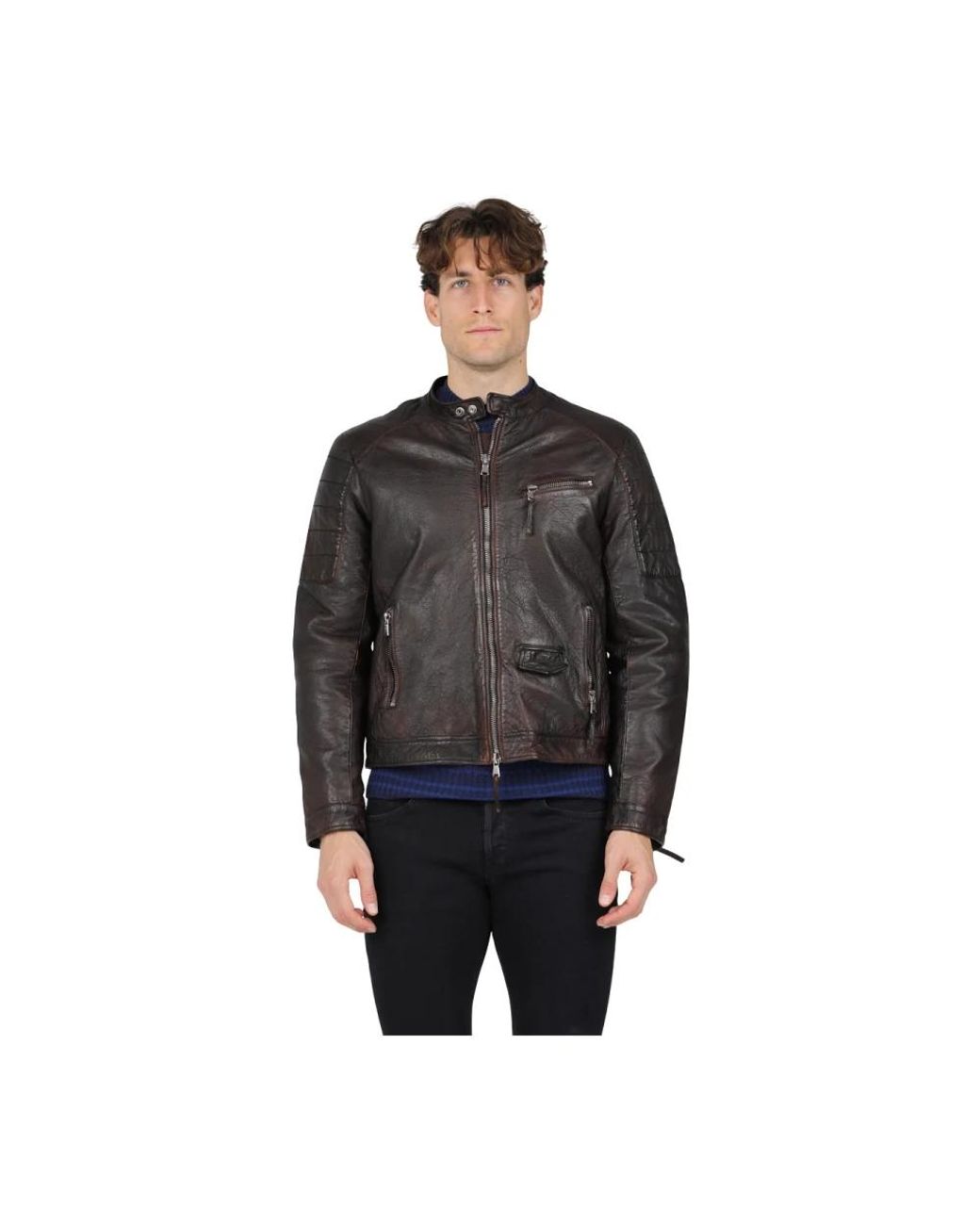 The Jack Leathers Black Leather Jackets for men