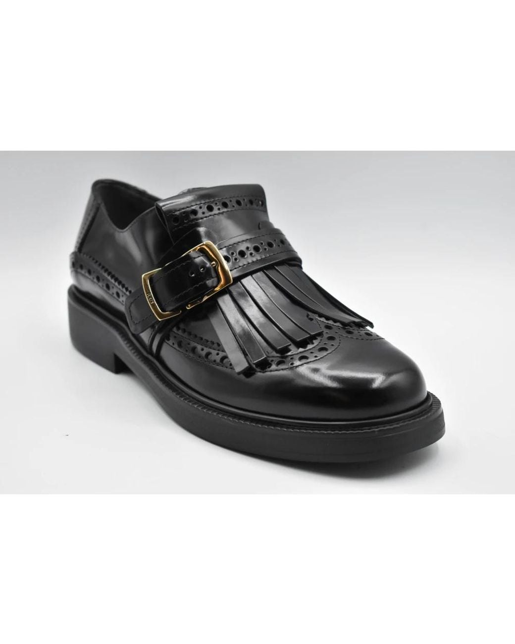 Tod's Black Loafers