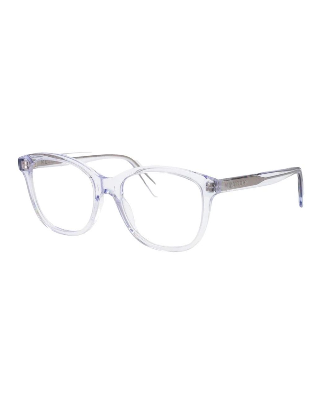 McQueen White Glasses