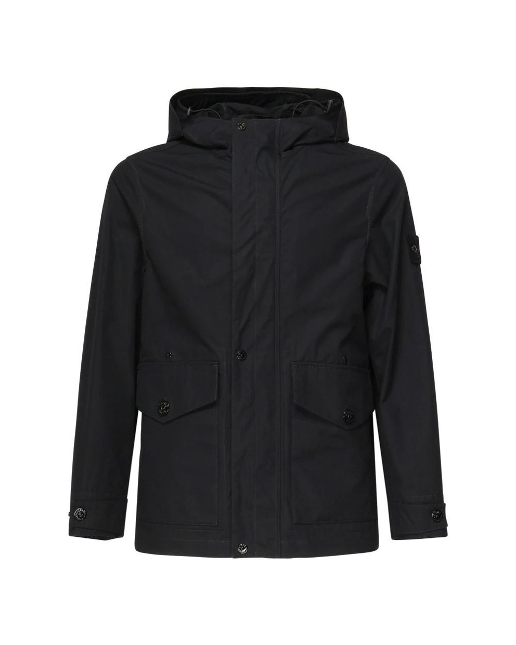 Stone Island Light Jackets in het Black voor heren