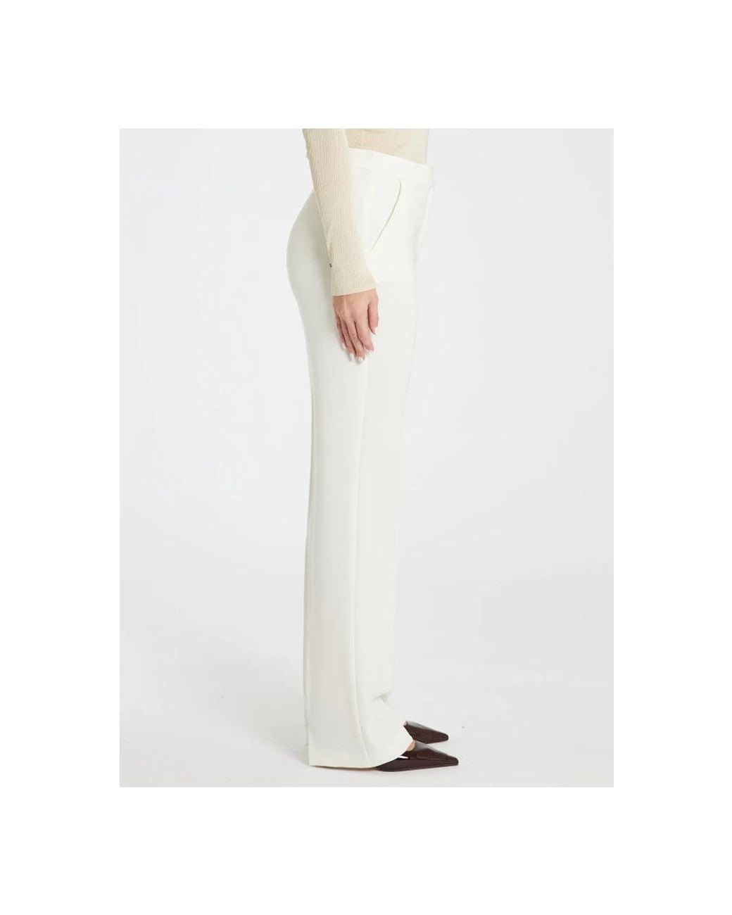 Pennyblack White Straight Trousers