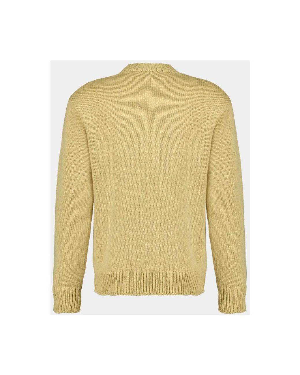 Marni Yellow Round-Neck Knitwear for men