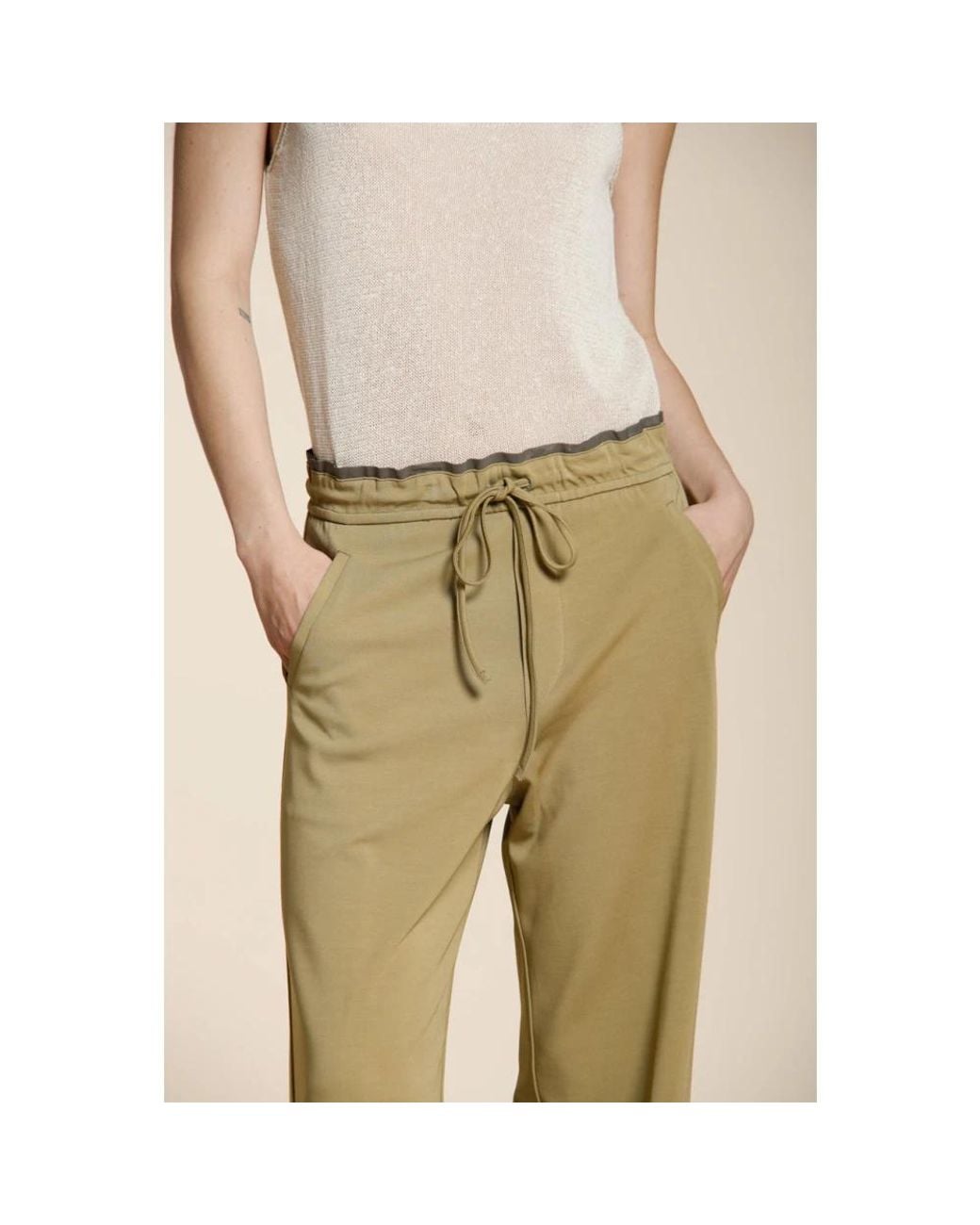 Mason's Natural Wide Trousers