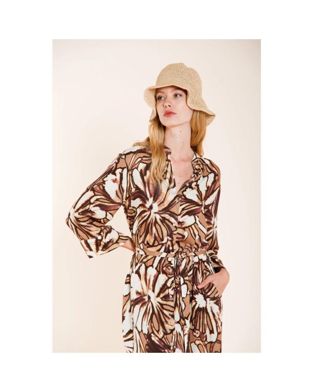 Mason's Brown Midi Dresses