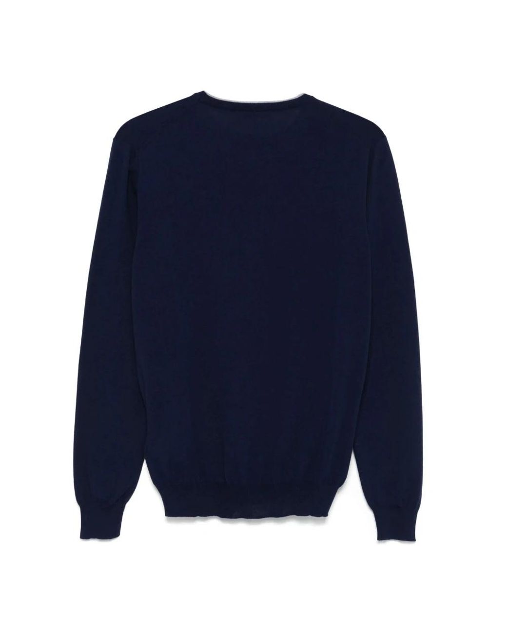 Fay Blue Round-Neck Knitwear for men
