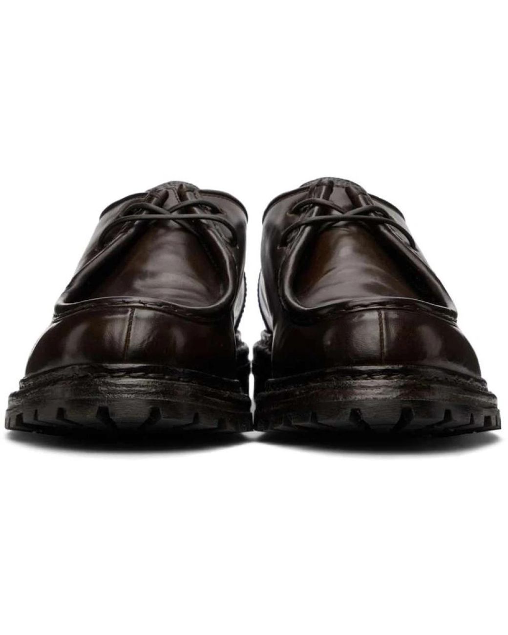 Officine Creative Brown Laced Shoes for men