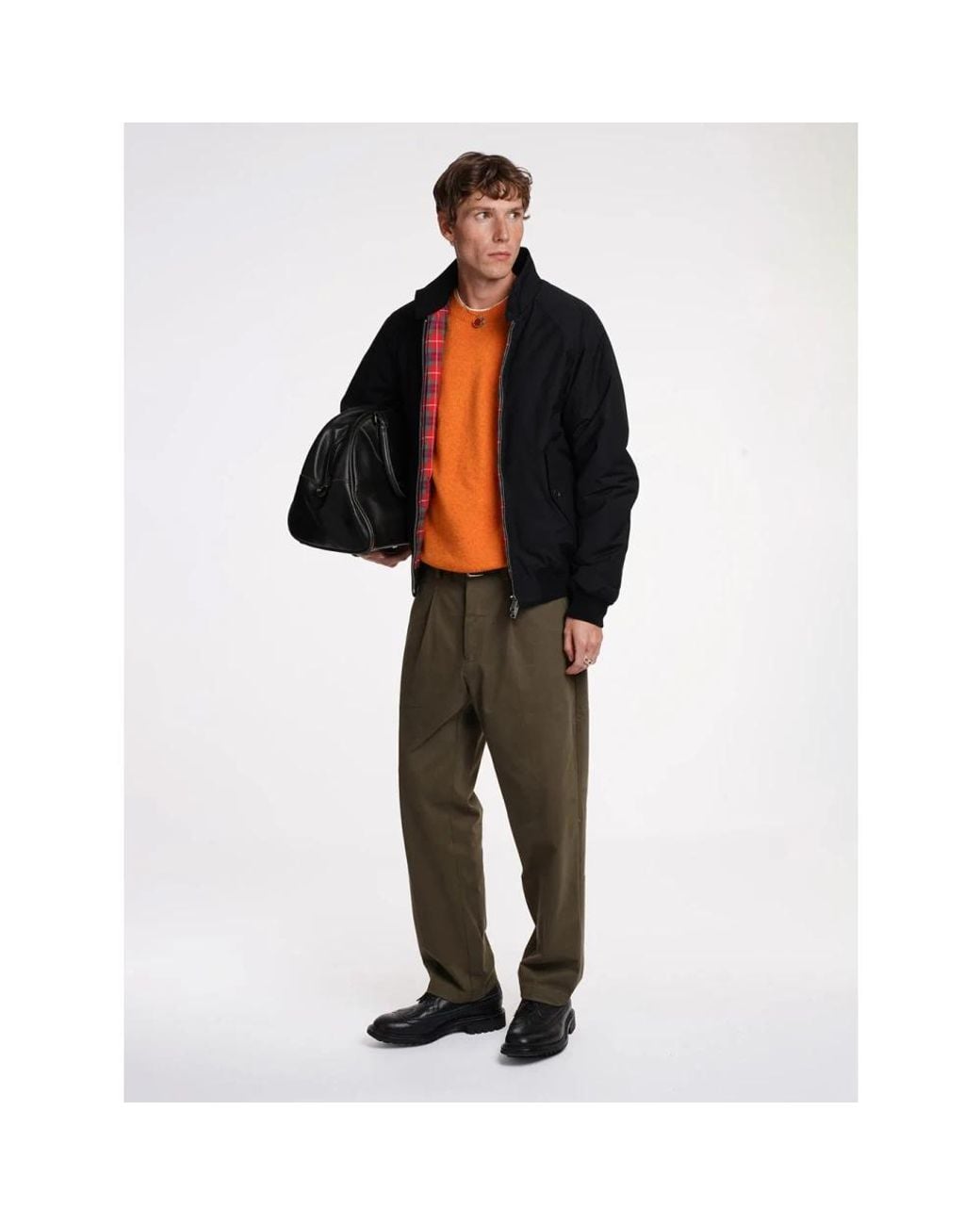 Bomber Jackets Baracuta de hombre de color Black