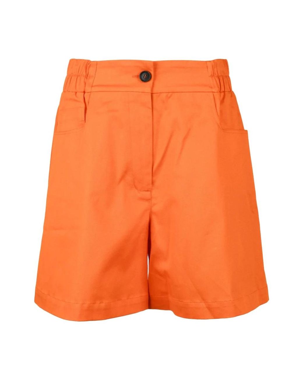 Semicouture Orange Short Shorts