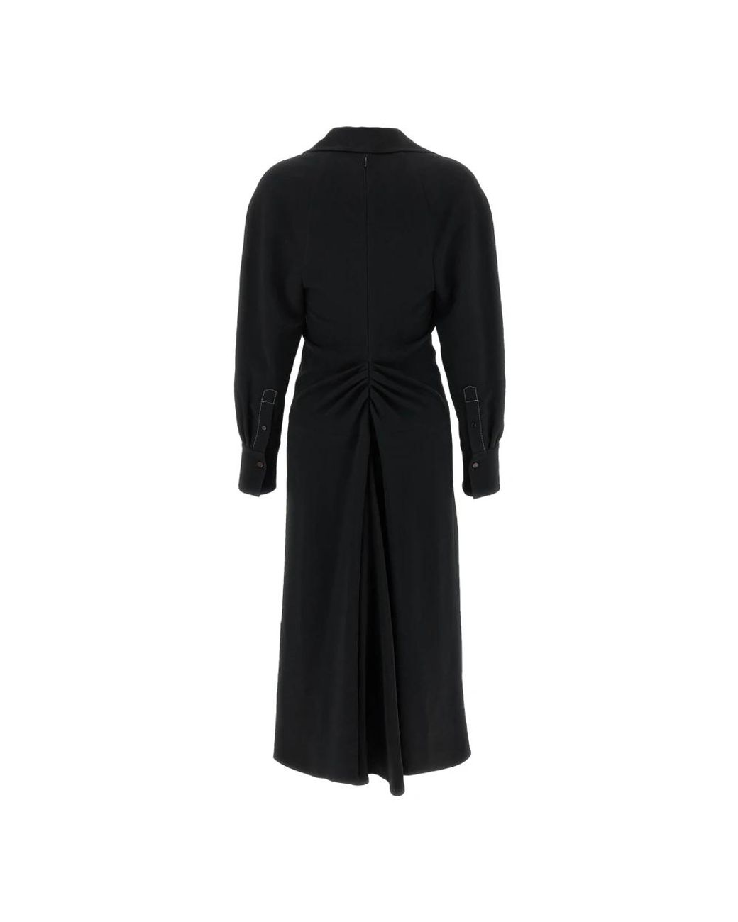 Victoria Beckham Black Midi Dresses
