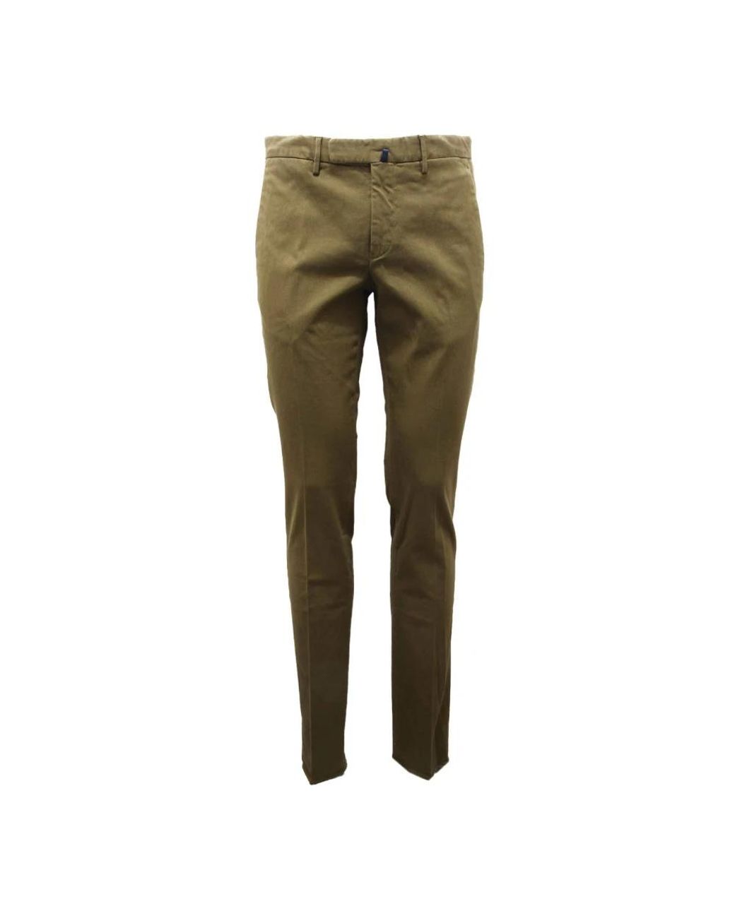 Incotex Green Slim-Fit Trousers for men
