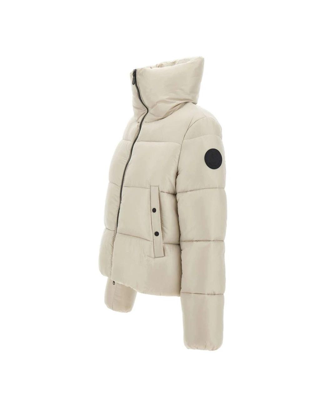 Save The Duck Jassen ,Wit ,Polyester Isla Jacket in het Natural