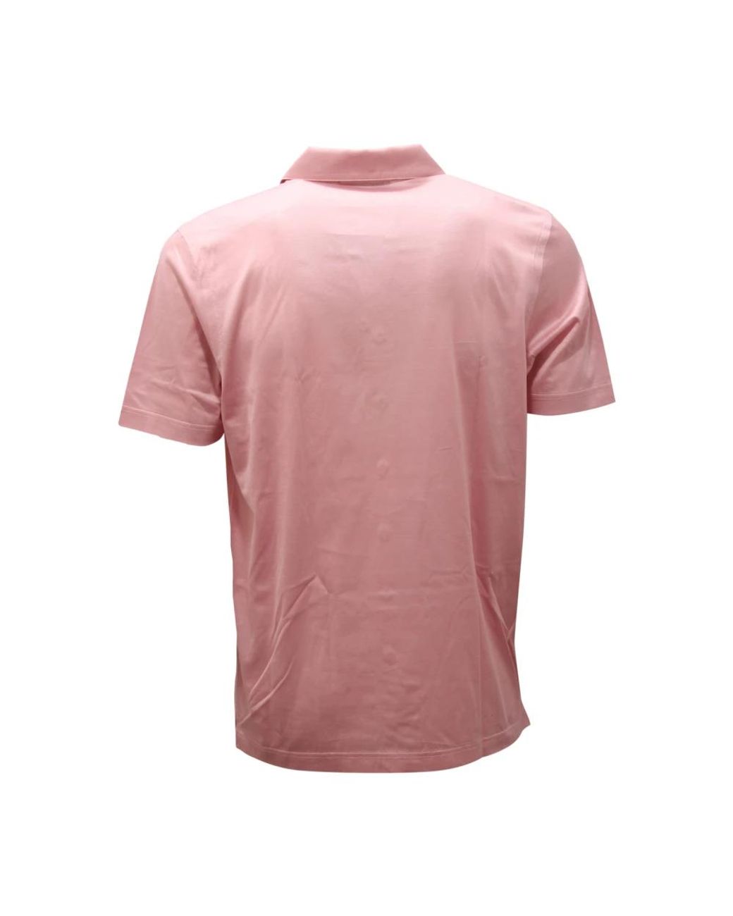 Gran Sasso Pink Short Sleeve Shirts for men
