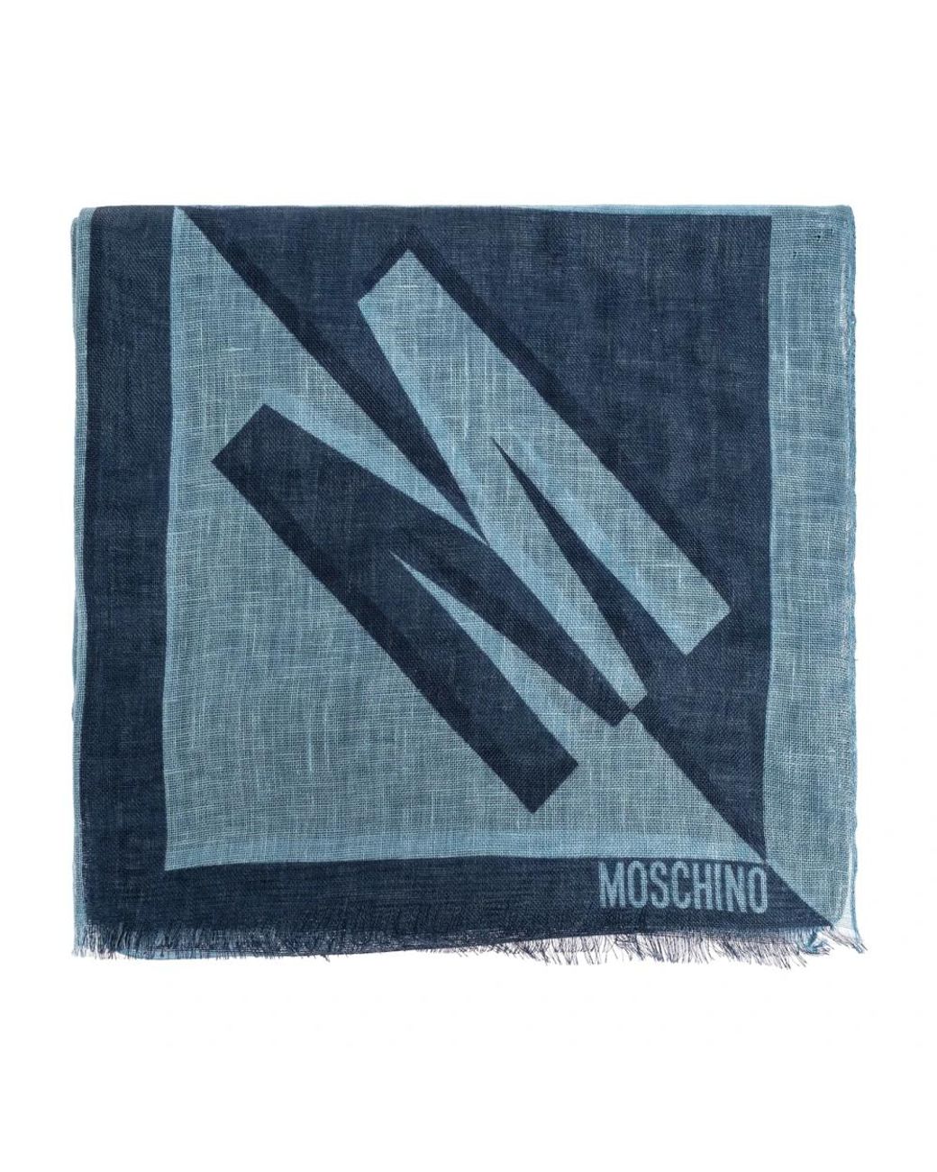 Scarves di Moschino in Blue