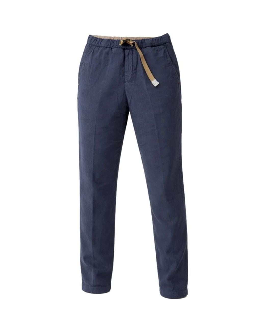 White Sand Blue Chinos for men