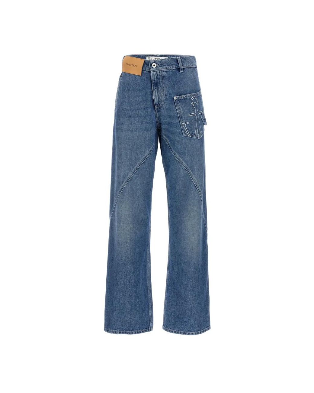 J.W. Anderson Blue Straight Fit Jeans