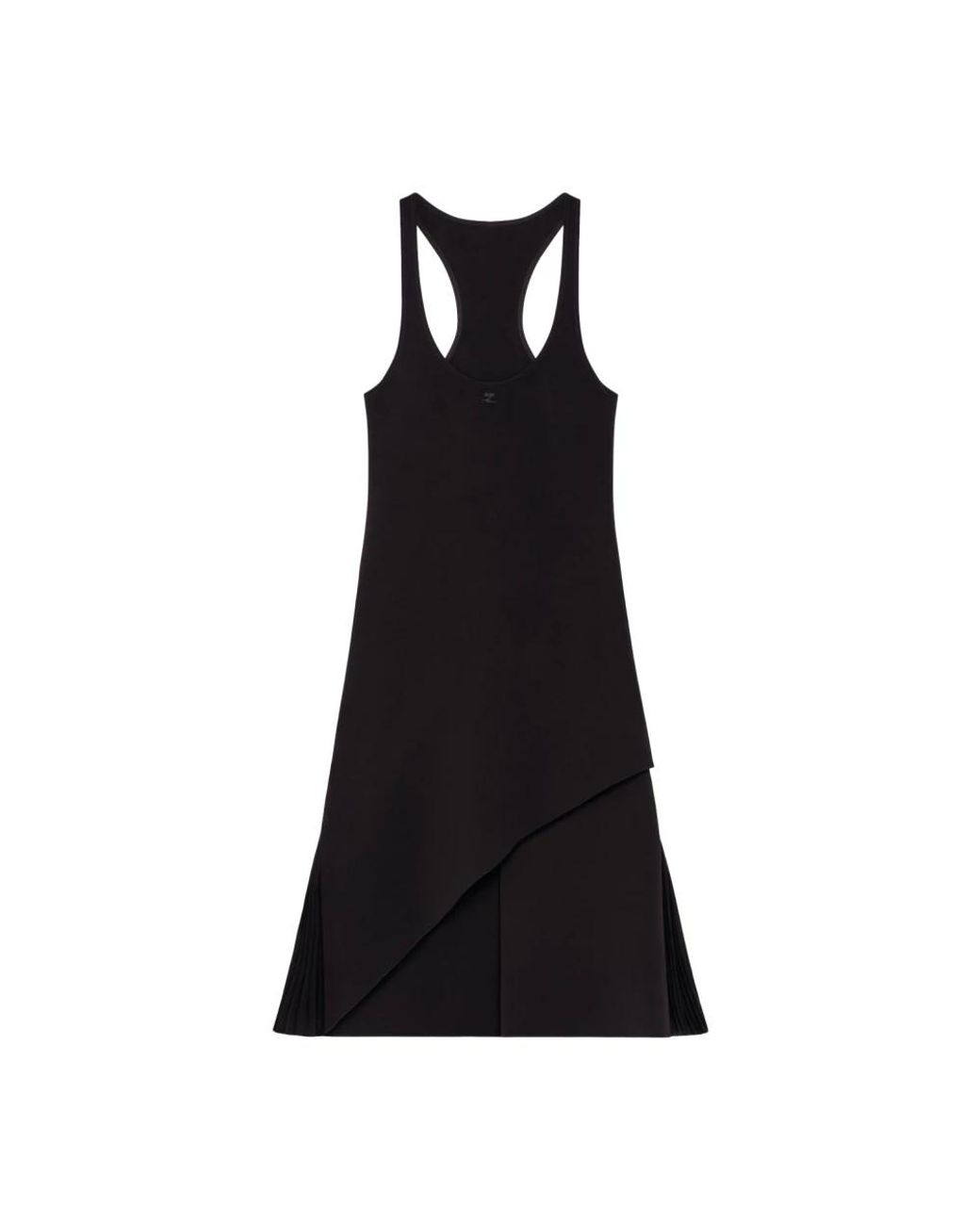 Courreges Black Midi Dresses