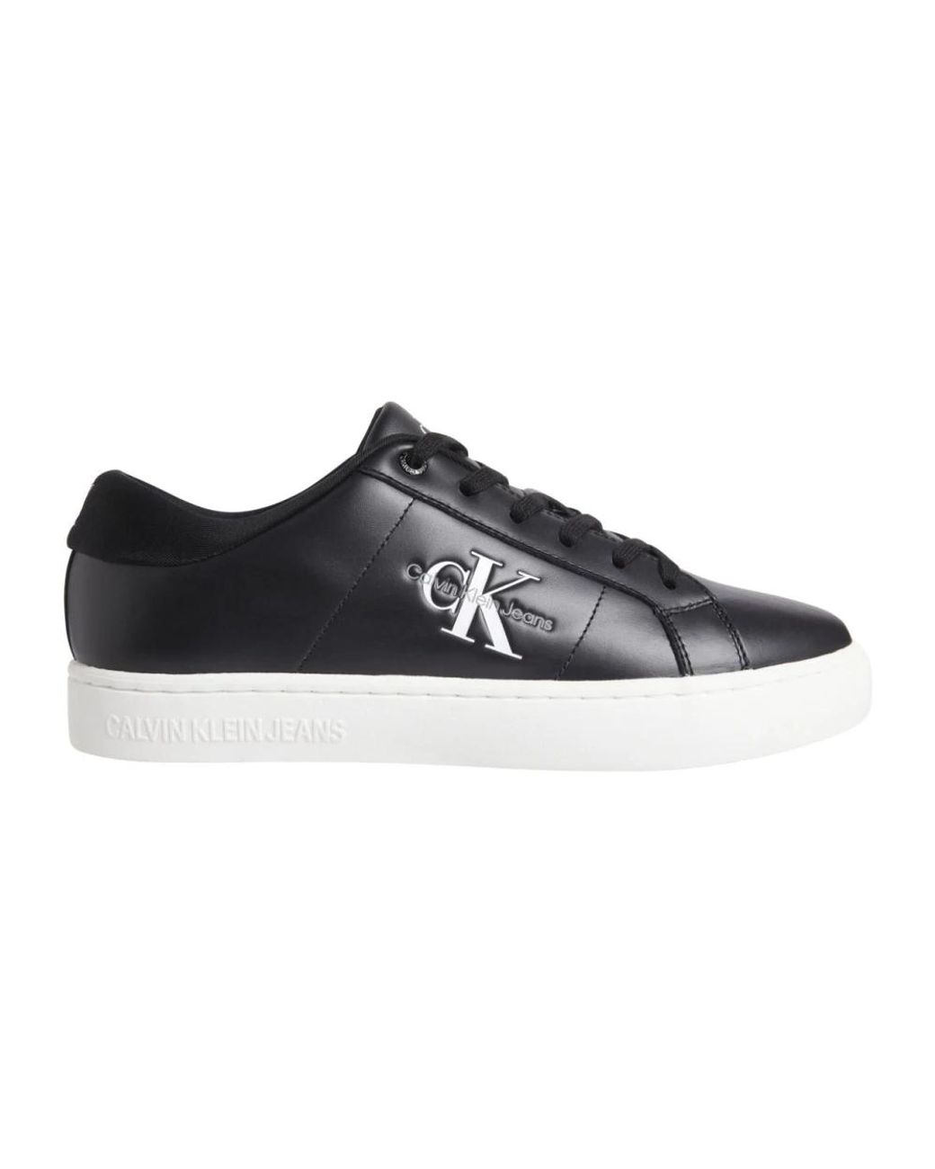 Calvin Klein Schwarzer Low Sneaker in Black für Herren