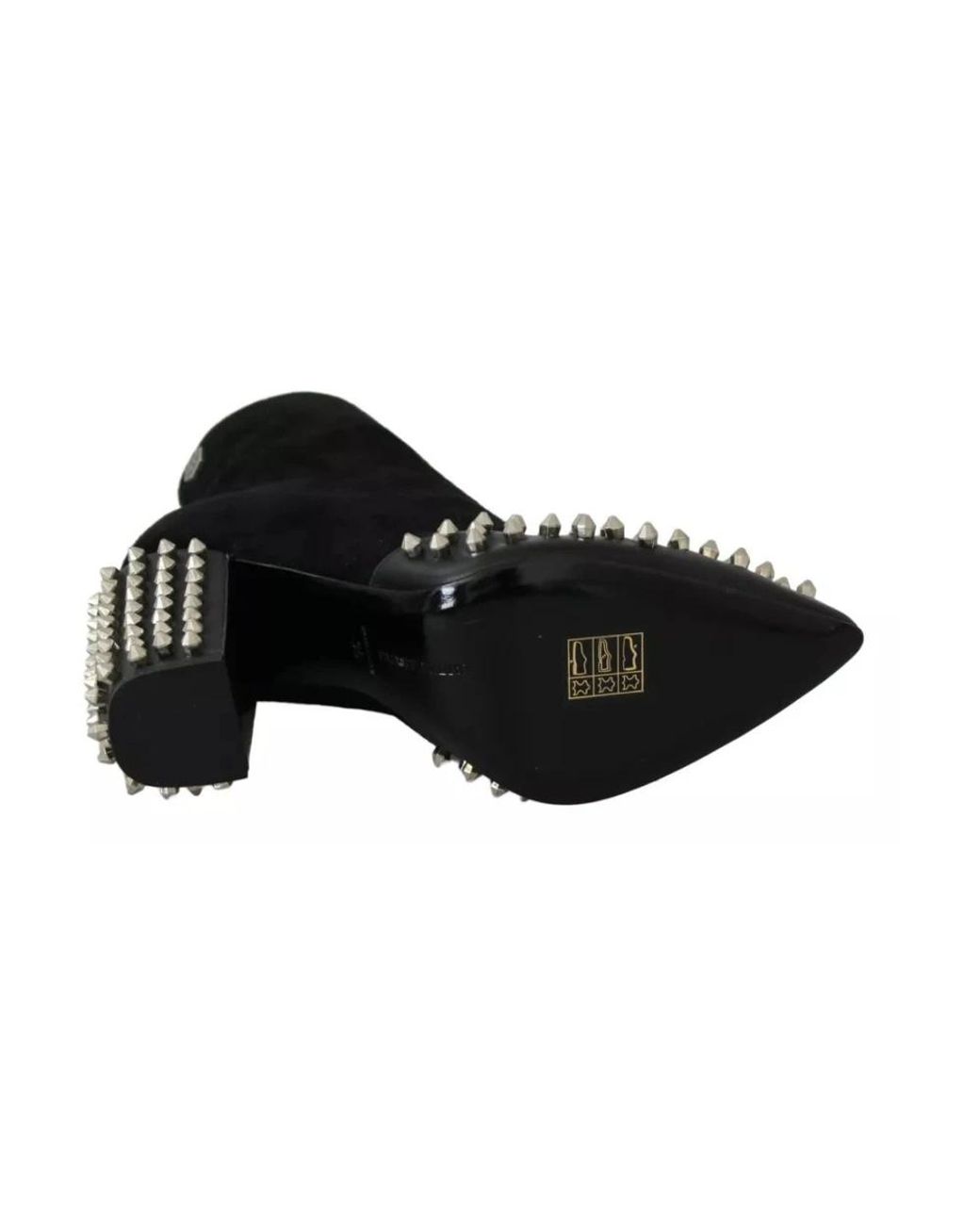 Philipp Plein Black Heeled Boots