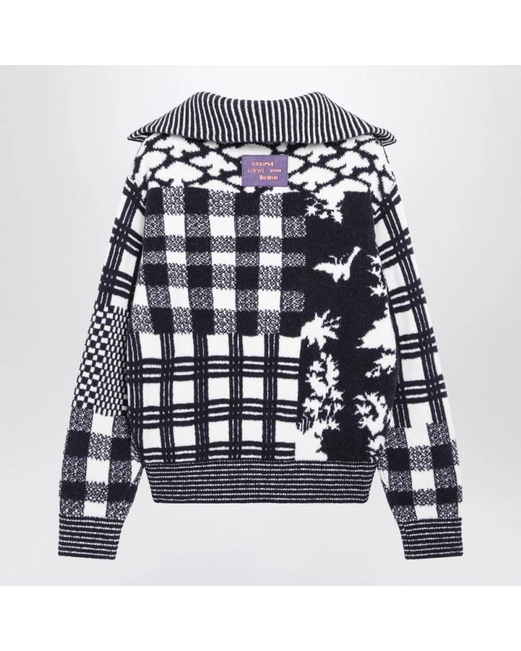 Loewe Blue Round-Neck Knitwear