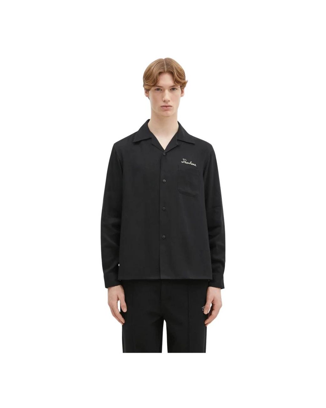 Visvim Keesey Sp Shirt L/S in het Black voor heren