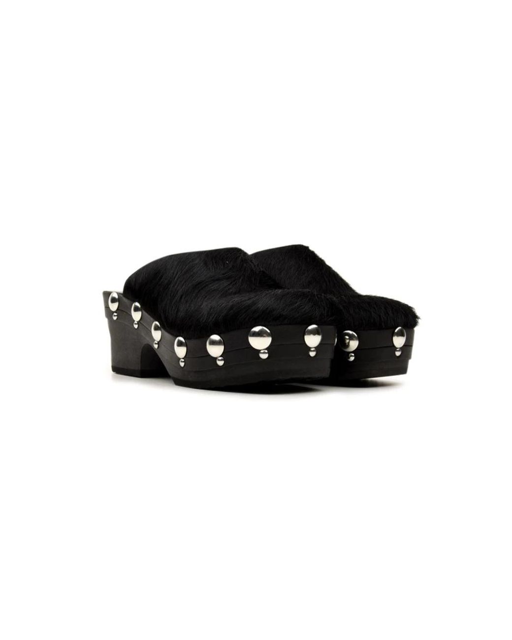Scholl Black Clogs