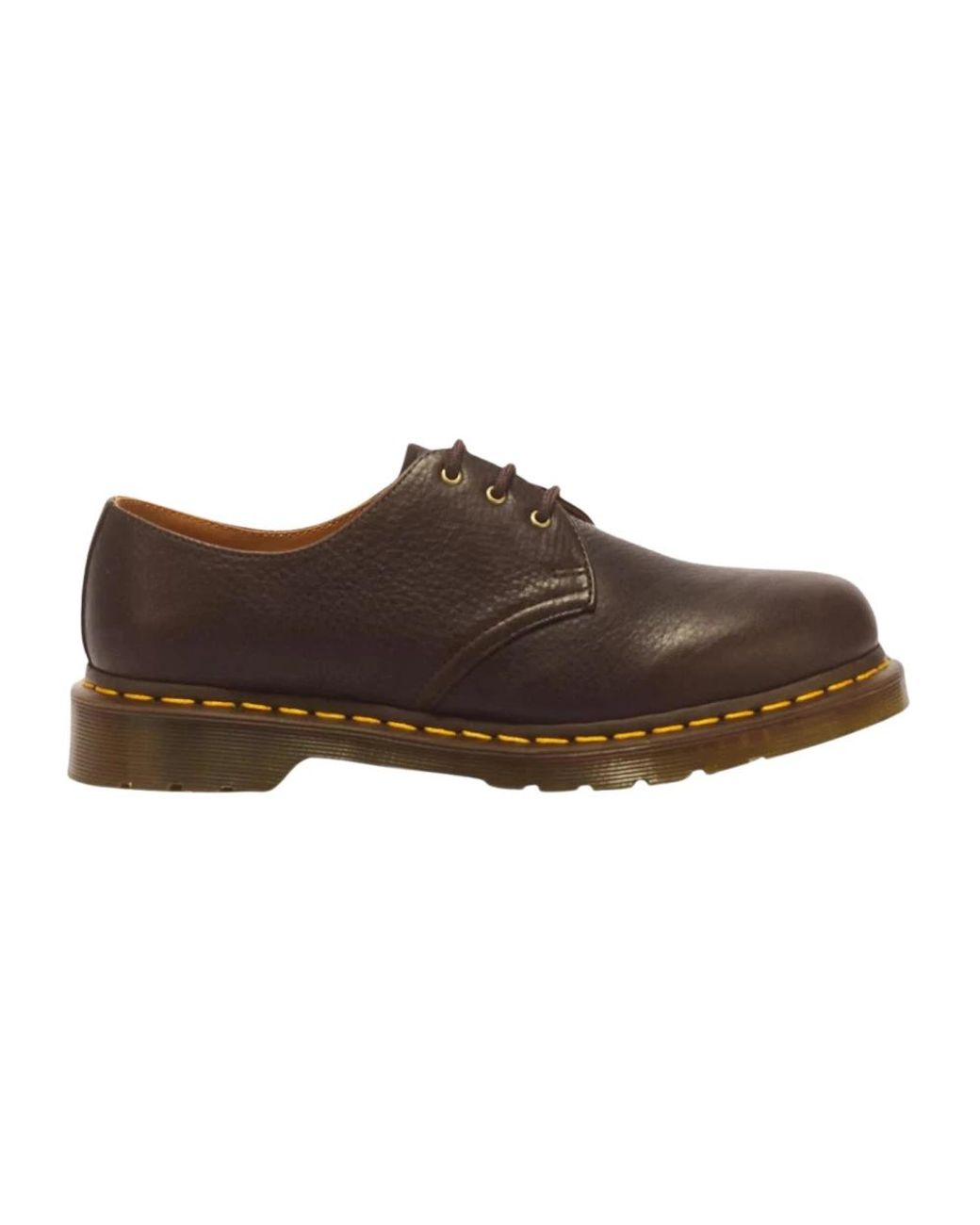 Dr. Martens Brown Laced Shoes for men