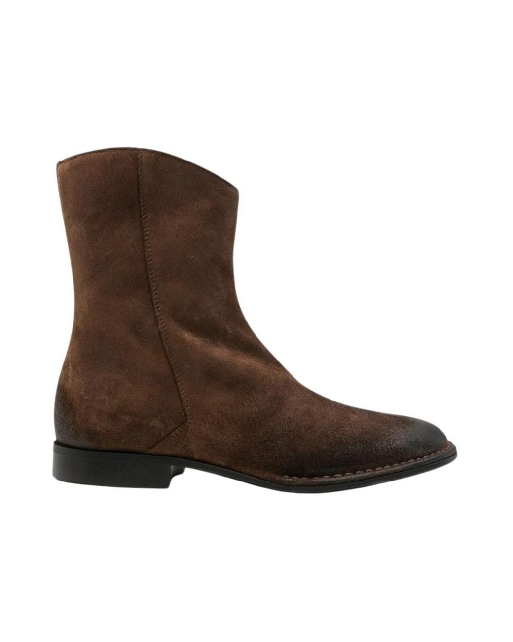 Emporio Armani Brown Ankle Boots for men