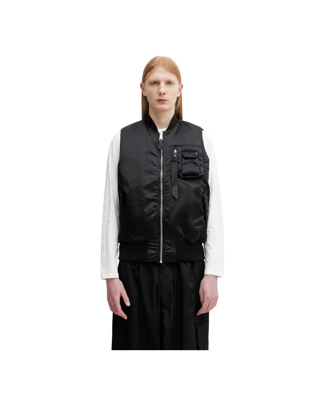 Alpha Industries Ma-1 Base Vest in het Black voor heren