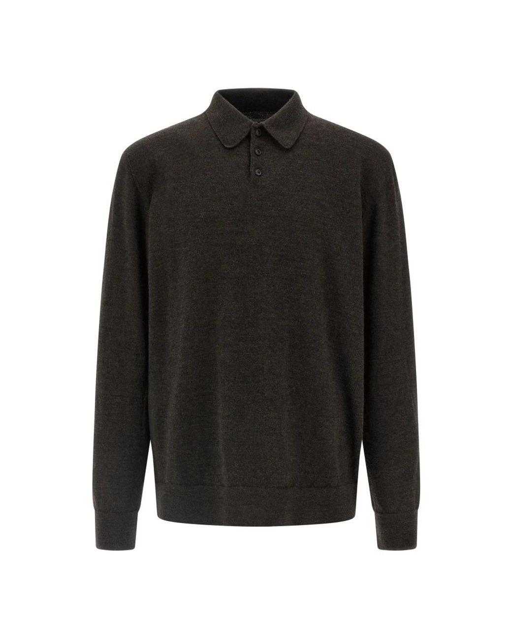 Maison Margiela Black Round-Neck Knitwear for men