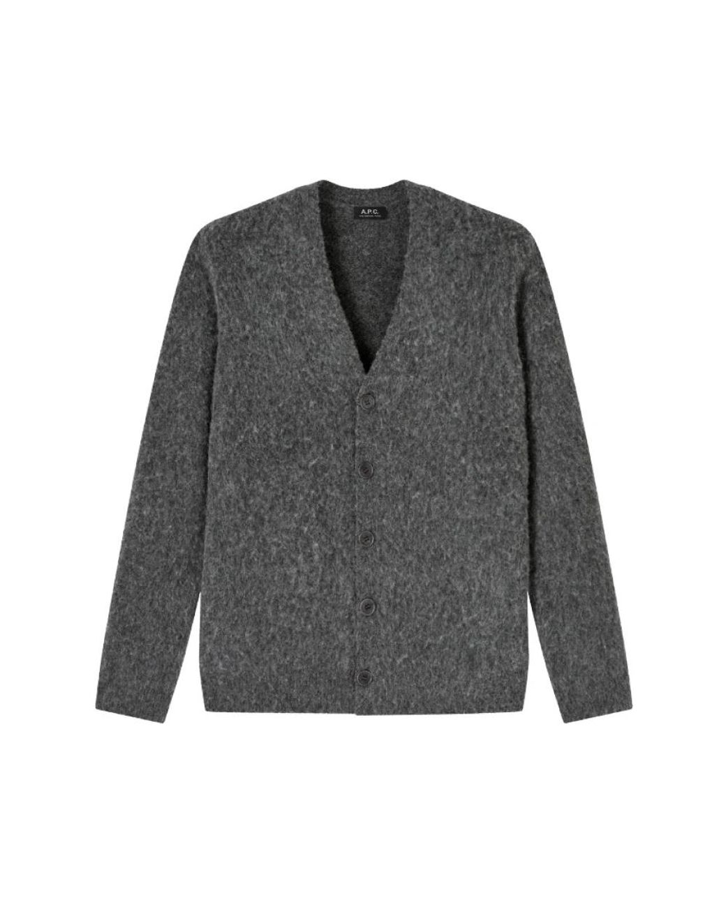 Cardigans A.P.C. pour homme en coloris Gray
