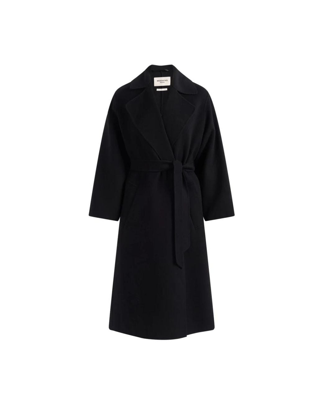 Weekend by Maxmara Black Belted Coats