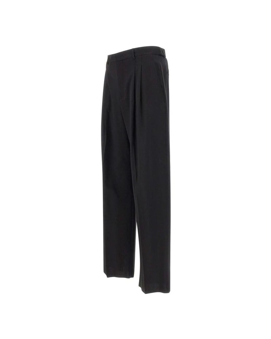 Emporio Armani Black Suit Trousers for men