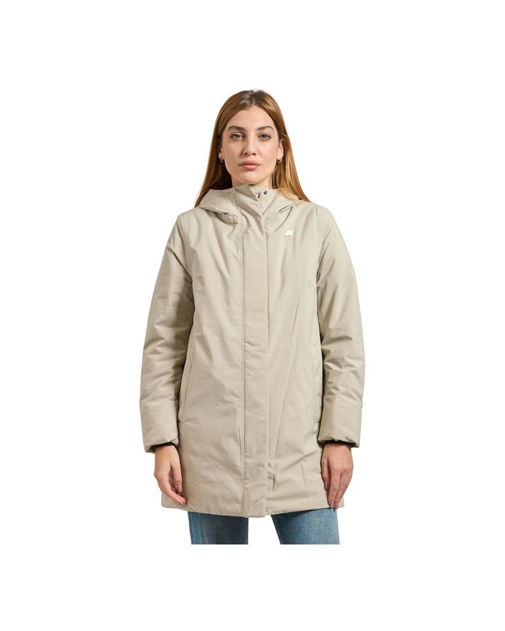 K-Way Natural Single-Breasted Coats