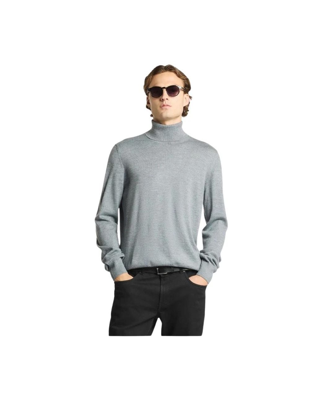 Turtlenecks Fay de hombre de color Gray
